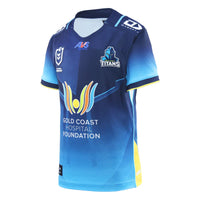 Gold Coast Titans 2025 Junior Home Jersey