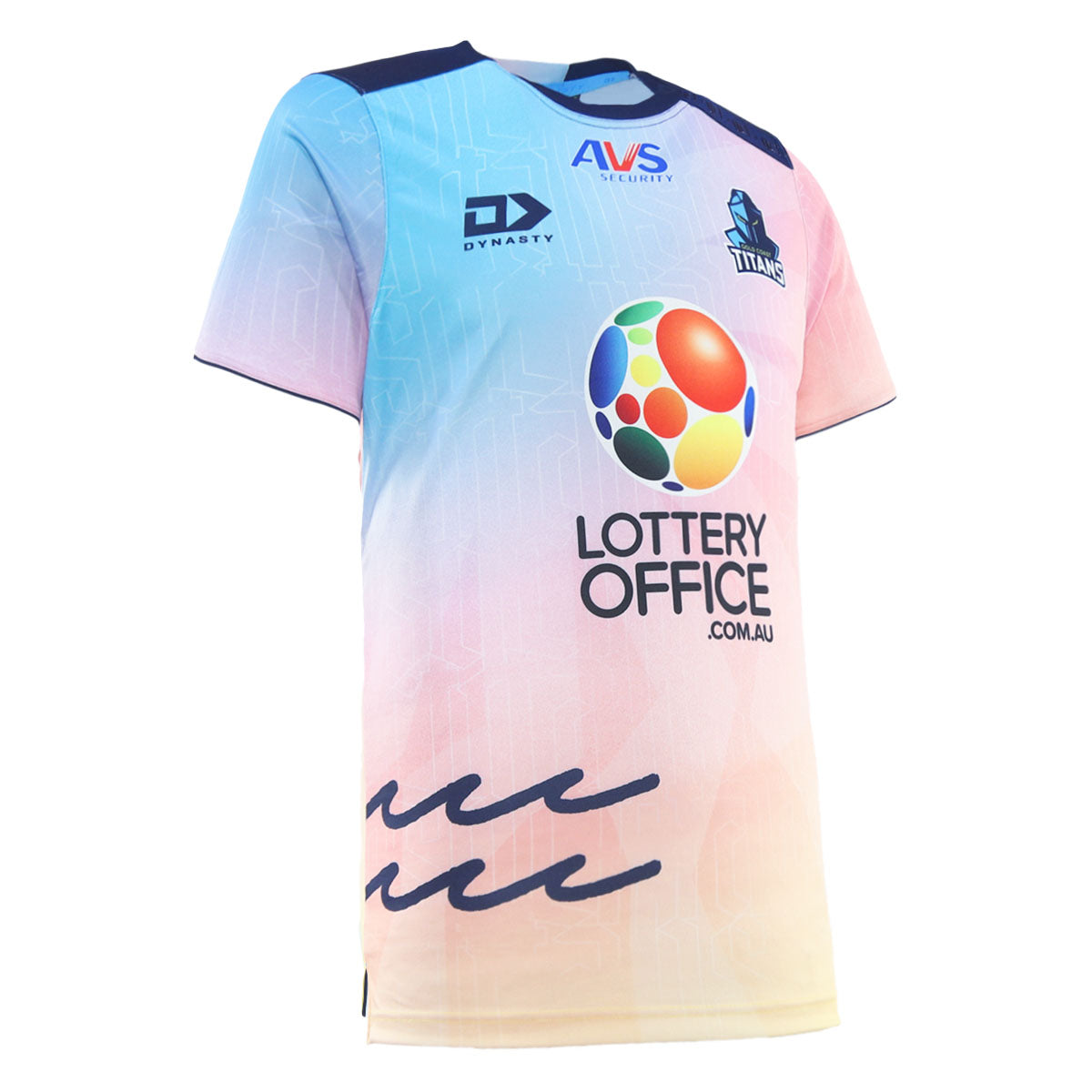 Gold Coast Titans Mens 2026 Training Tee Sunset - View 2
