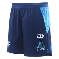 Gold Coast Titans Mens 2026 Gym Shorts Navy
