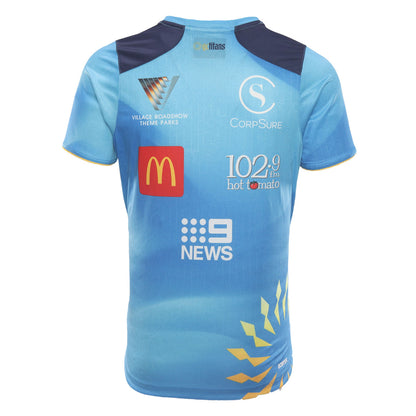 Gold Coast Titans Mens 2026 Training Tee Cyan - View 4