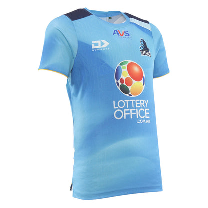 Gold Coast Titans Mens 2026 Training Tee Cyan - View 3