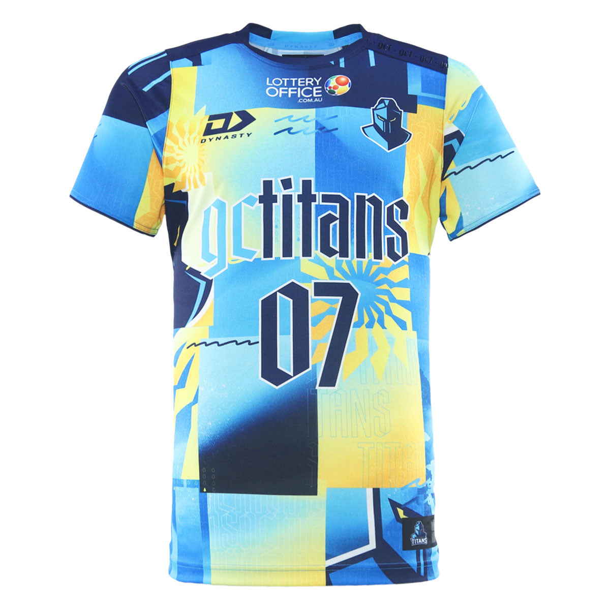 Gold Coast Titans Mens 2026 Warm Up Tee - View 1
