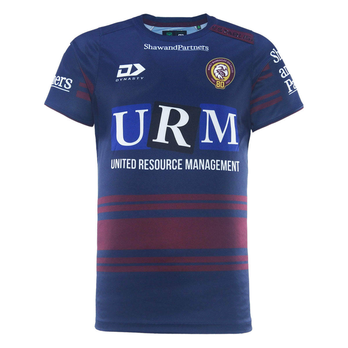 Manly Warringah Sea Eagles Mens 2026 Training Tee Navy - View 1
