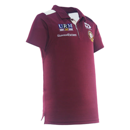 Manly Warringah Sea Eagles Mens 2026 Media Polo Maroon - View 3