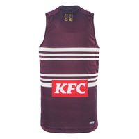 Manly Warringah Sea Eagles Mens 2026 Training Singlet Maroon