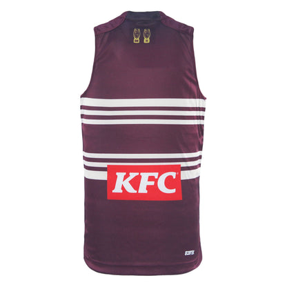 Manly Warringah Sea Eagles Mens 2026 Training Singlet Maroon - View 4