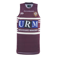 Manly Warringah Sea Eagles Mens 2026 Training Singlet Maroon