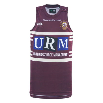 Manly Warringah Sea Eagles Mens 2026 Training Singlet Maroon - View 1