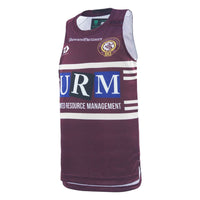 Manly Warringah Sea Eagles Mens 2026 Training Singlet Maroon