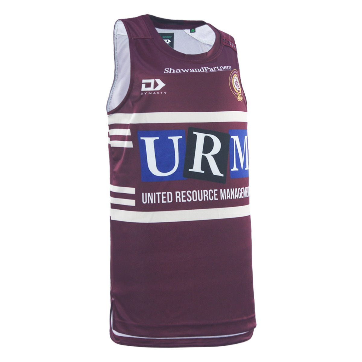 Manly Warringah Sea Eagles Mens 2026 Training Singlet Maroon - View 3
