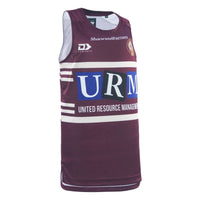 Manly Warringah Sea Eagles Mens 2026 Training Singlet Maroon