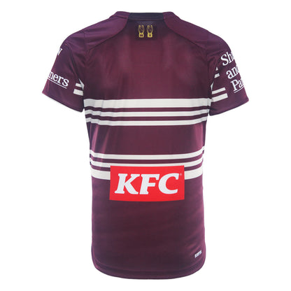 Manly Warringah Sea Eagles Mens 2026 Training Tee Maroon - View 4