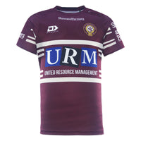 Manly Warringah Sea Eagles Mens 2026 Training Tee Maroon