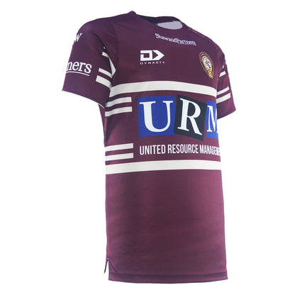 Manly Warringah Sea Eagles Mens 2026 Training Tee Maroon - View 3