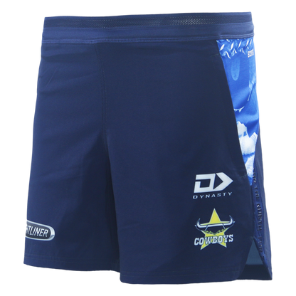 North Queensland Cowboys Mens 2026 Gym Shorts Navy - View 1