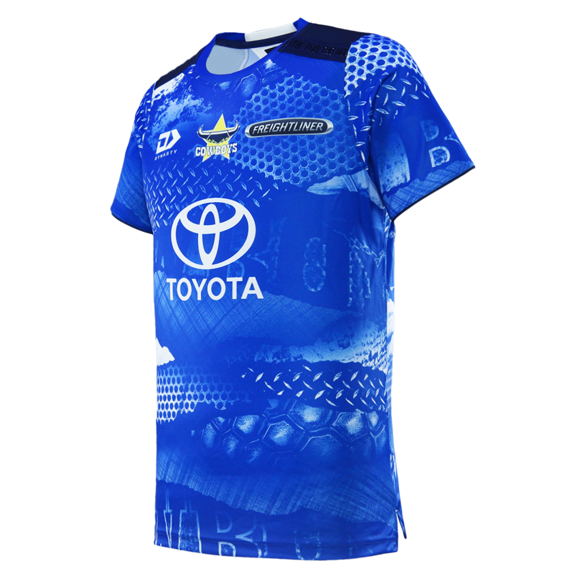 North Queensland Cowboys Mens 2026 Training Tee Blue - View 2