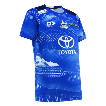 North Queensland Cowboys Mens 2026 Training Tee Blue - View 3