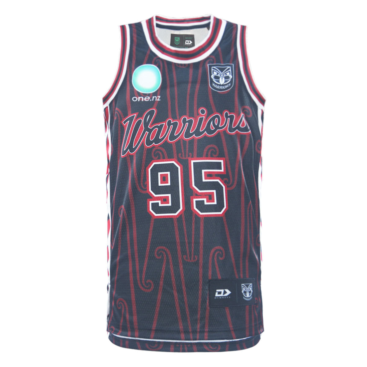 New Zealand Warriors Mens 2026 Indigenous Basketball Singlet