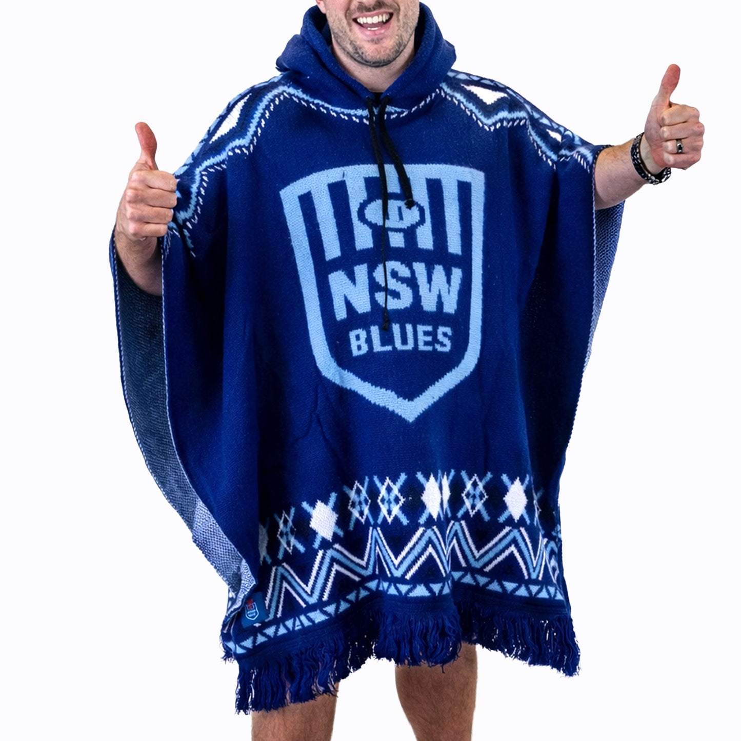 NSW Blues Dakota Woven Poncho