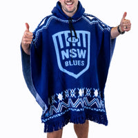 NSW Blues Dakota Woven Poncho