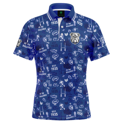 Canterbury-Bankstown Bulldogs Scrambler Golf Polo - View 1