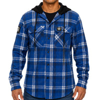 Canterbury-Bankstown Bulldogs Hooded Flannel Shirt