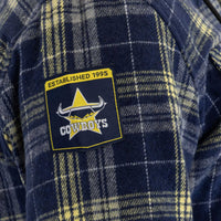North Queensland Cowboys Hooded Flannel Shirt