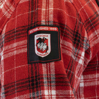 St George Illawarra Dragons Hooded Flannel Shirt