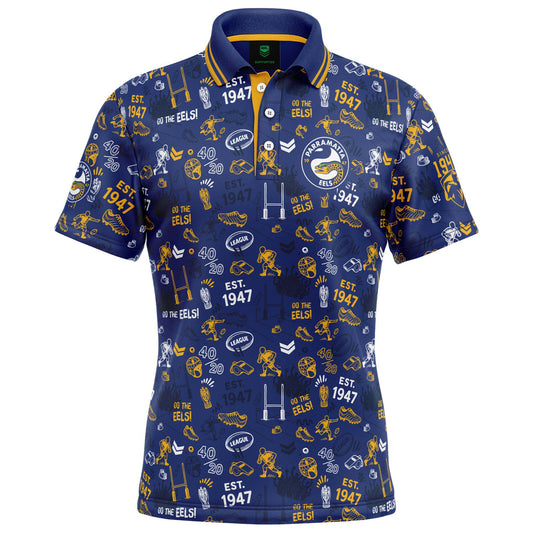Parramatta Eels Scrambler Golf Polo - View 1