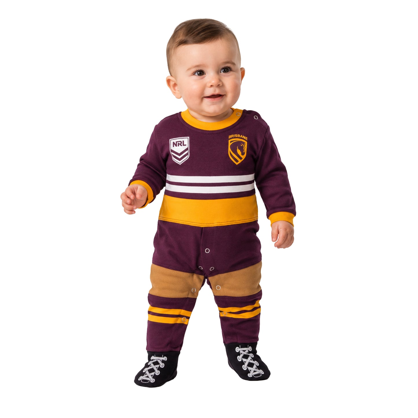 Brisbane Broncos Infant Footysuit