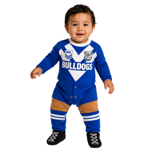 Canterbury-Bankstown Bulldogs Infant Footysuit - View 1