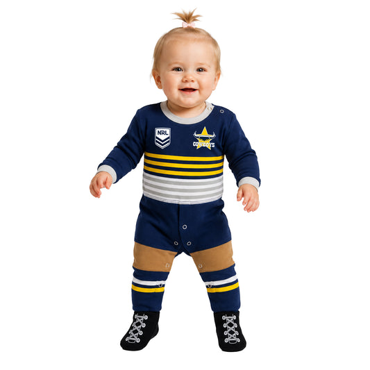 North Queensland Cowboys Infant Footysuit - View 1