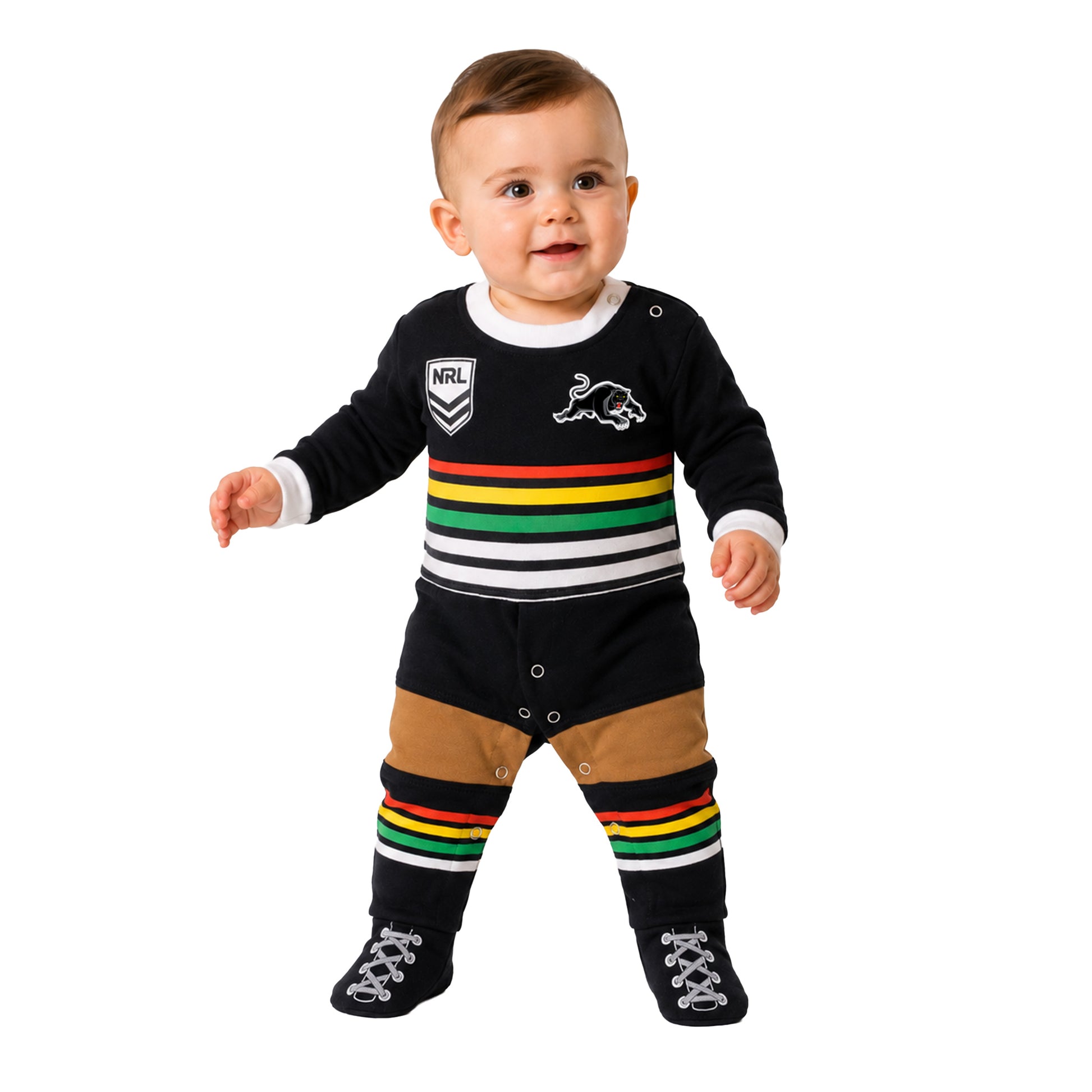 Penrith Panthers Infant Footysuit - View 1