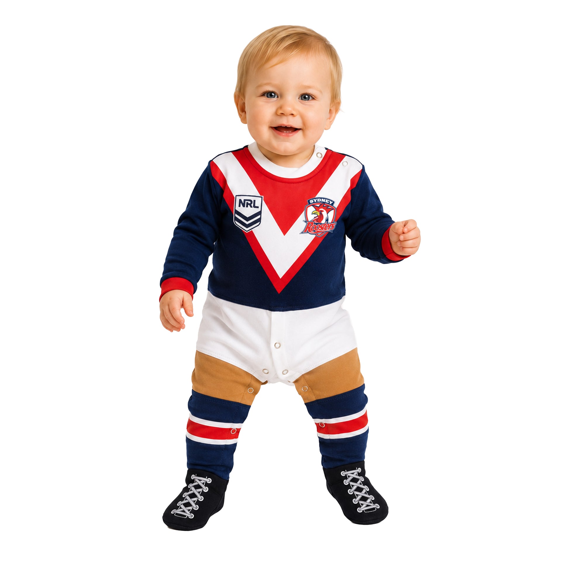 Sydney Roosters Infant Footysuit - View 1