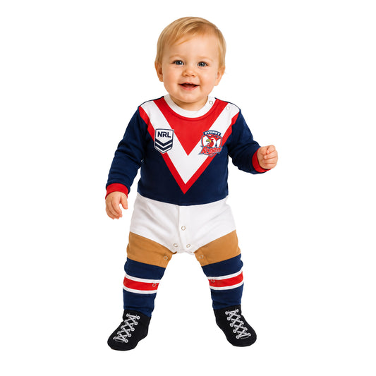 Sydney Roosters Infant Footysuit - View 1