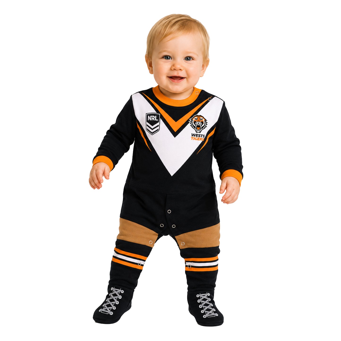 Wests Tigers Infant Footysuit