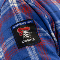 Newcastle Knights Hooded Flannel Shirt