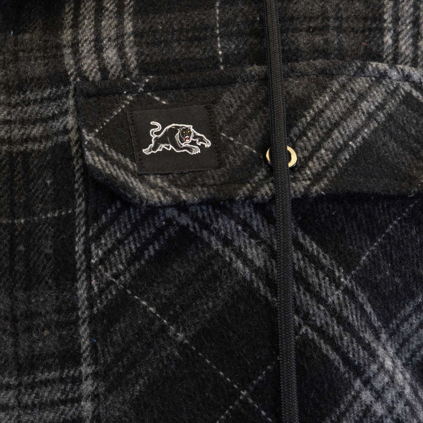Penrith Panthers Hooded Flannel Shirt