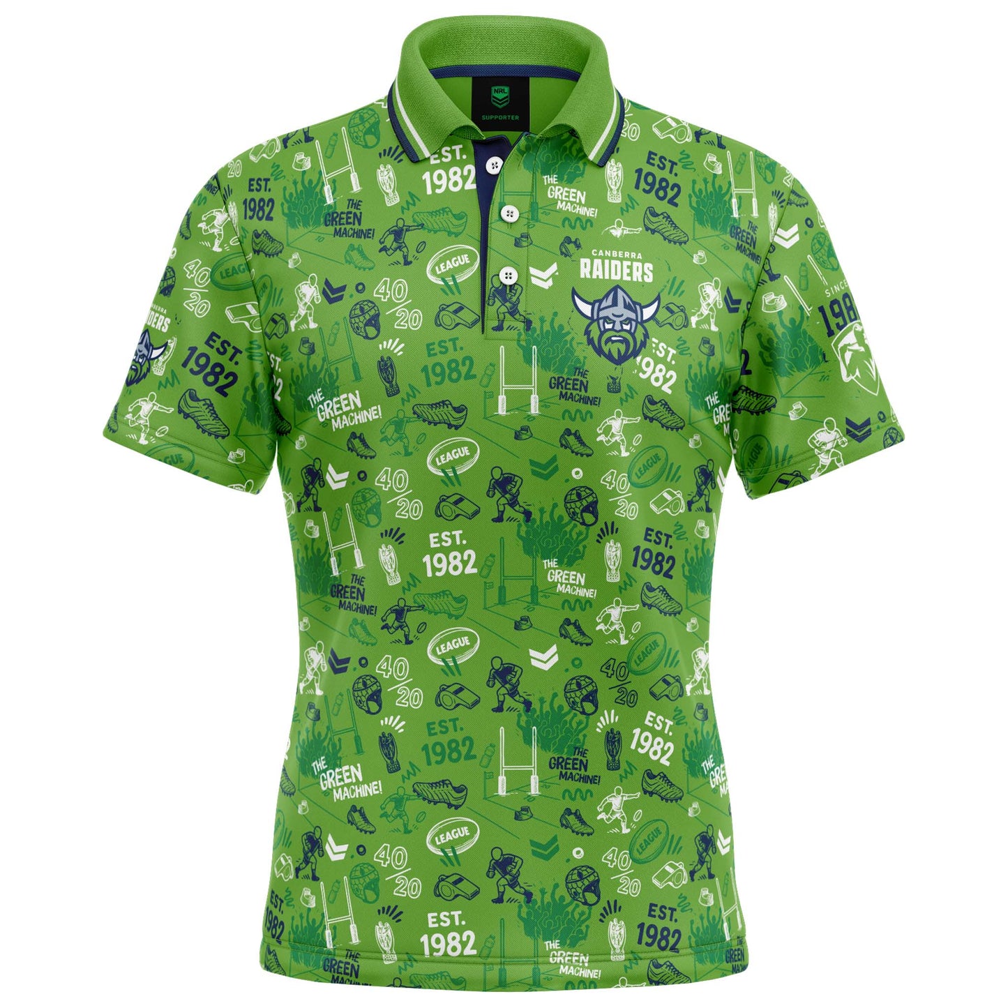 Canberra Raiders Scrambler Golf Polo