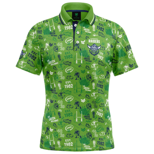 Canberra Raiders Scrambler Golf Polo - View 1