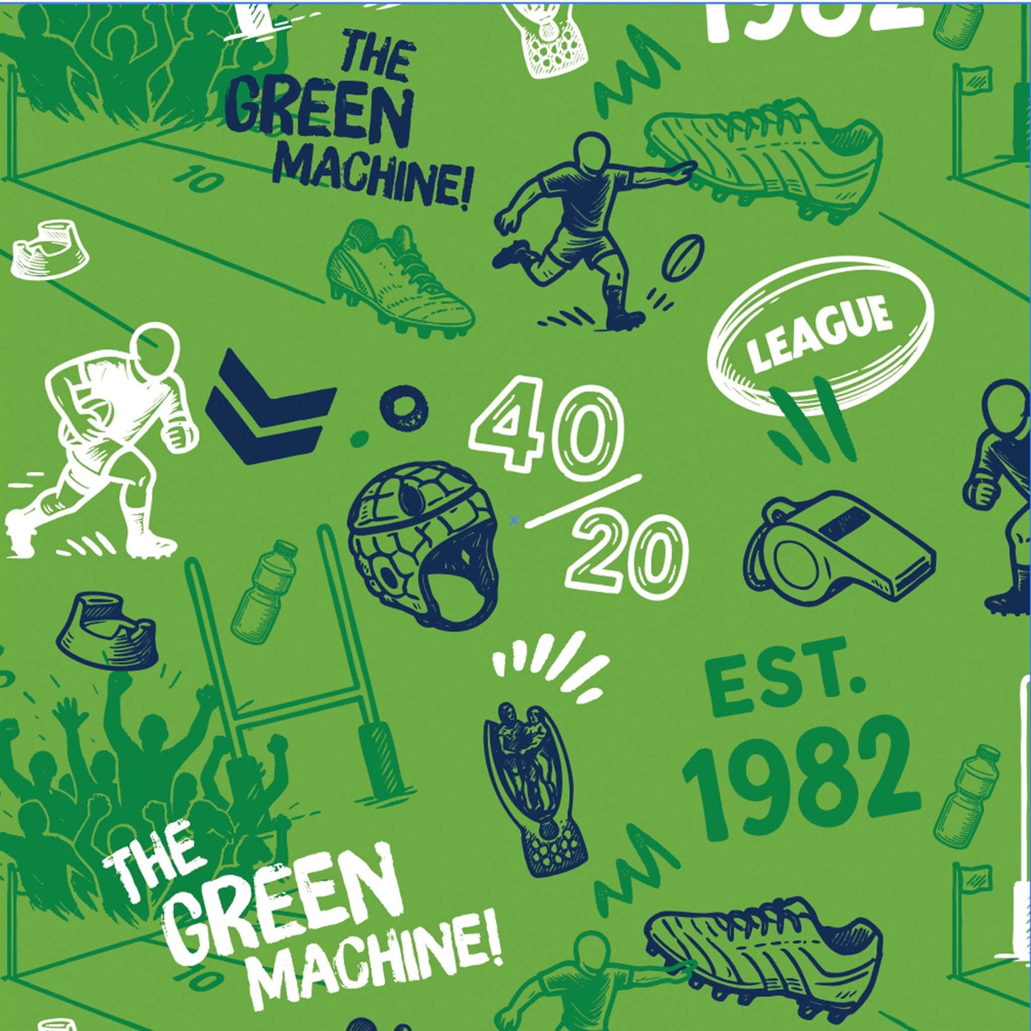 Canberra Raiders Scrambler Golf Polo