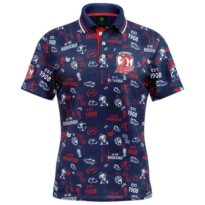 Sydney Roosters Scrambler Golf Polo - View 1