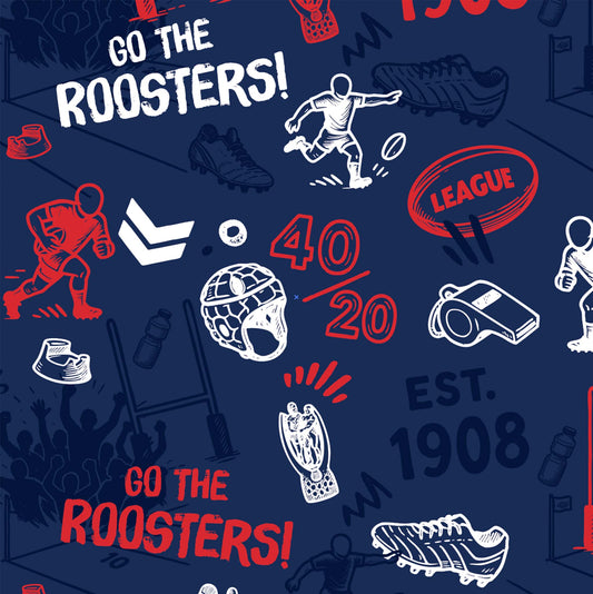 Sydney Roosters Scrambler Golf Polo - View 2