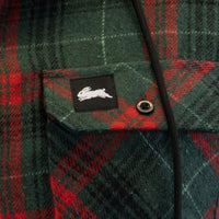 South Sydney Rabbitohs Hooded Flannel Shirt