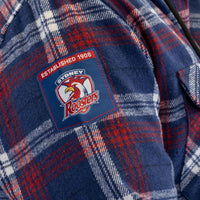 Sydney Roosters Hooded Flannel Shirt