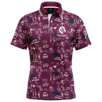 Manly Warringah Sea Eagles Scrambler Golf Polo