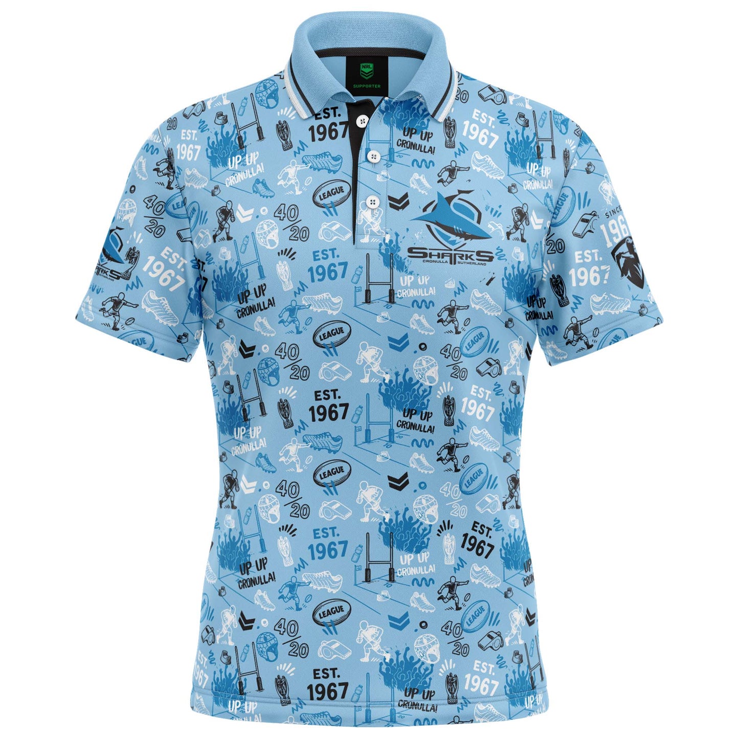 Cronulla-Sutherland Sharks Scrambler Golf Polo