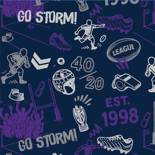 Melbourne Storm Scrambler Golf Polo - View 2