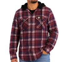 Manly Warringah Sea Eagles Hooded Flannel Shirt