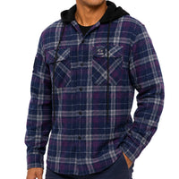 Melbourne Storm Hooded Flannel Shirt
